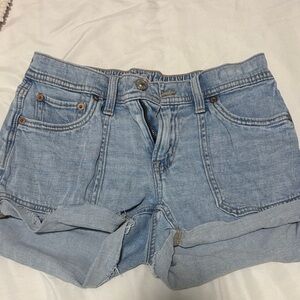 American Eagle Light Wash Denim Shorts
